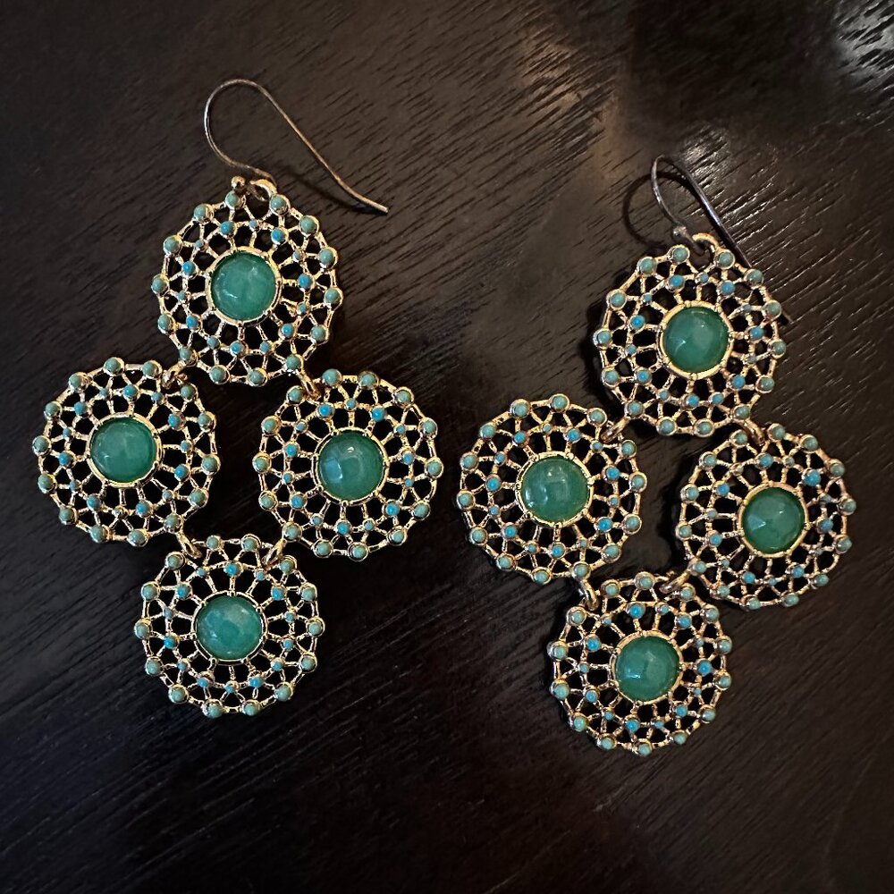 Stella & Dot Garden Party Chandelier Earrings